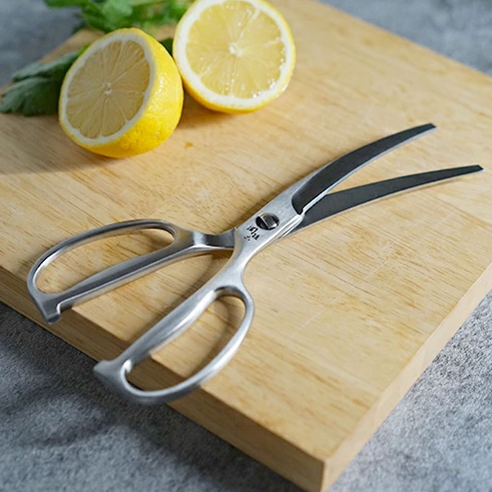 일본 카이 올스텐 주방 분리형 가위 고기가위 커브형 캠핑가위