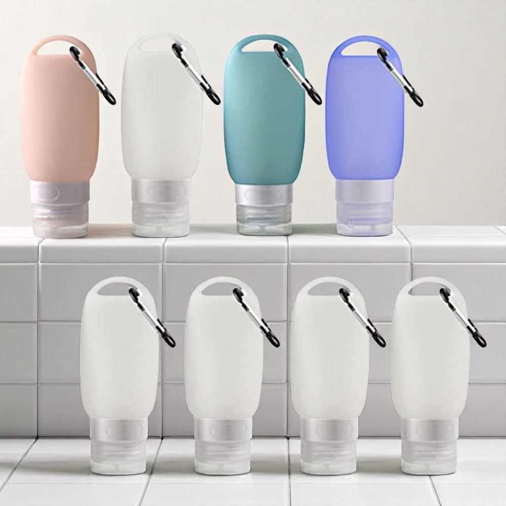 바이탑 실리콘 화장품 샴푸 소분 튜브형 공병 4P 세트 80ml