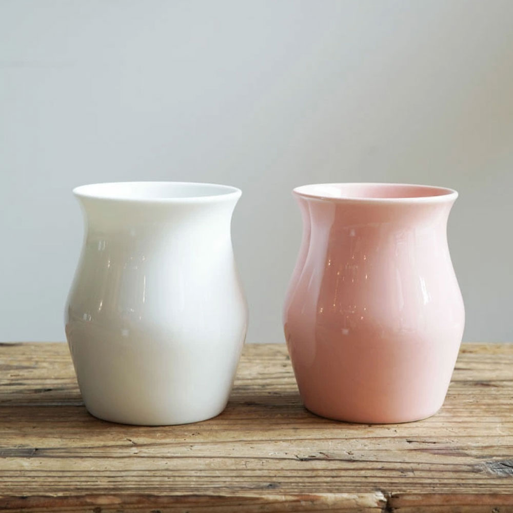 일본 오리가미 센서리 컵 카페컵 도자기 머그컵 360ml