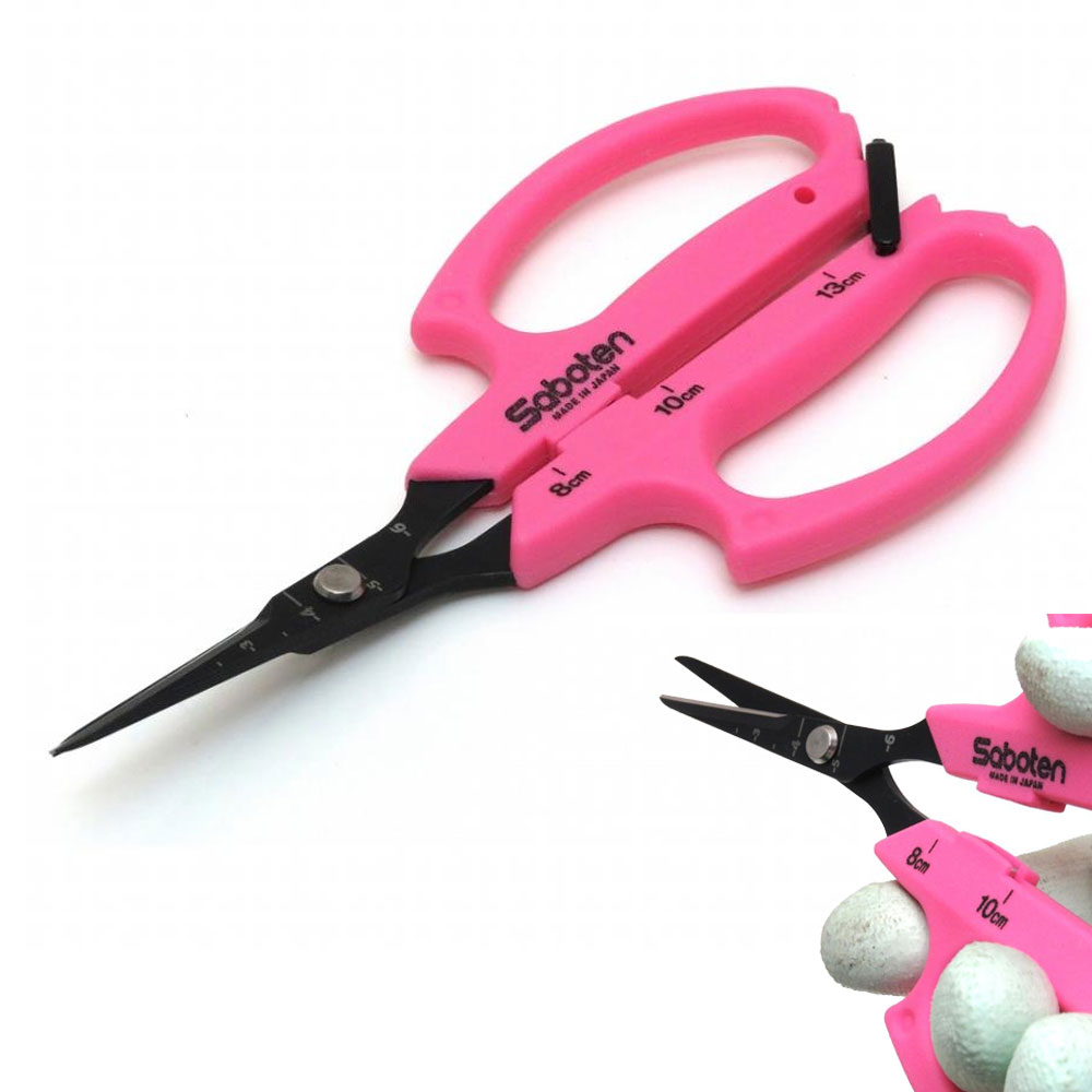 사보텐 꽃가위 포도 알솎기 포도가위 적과가위 B-1MAT