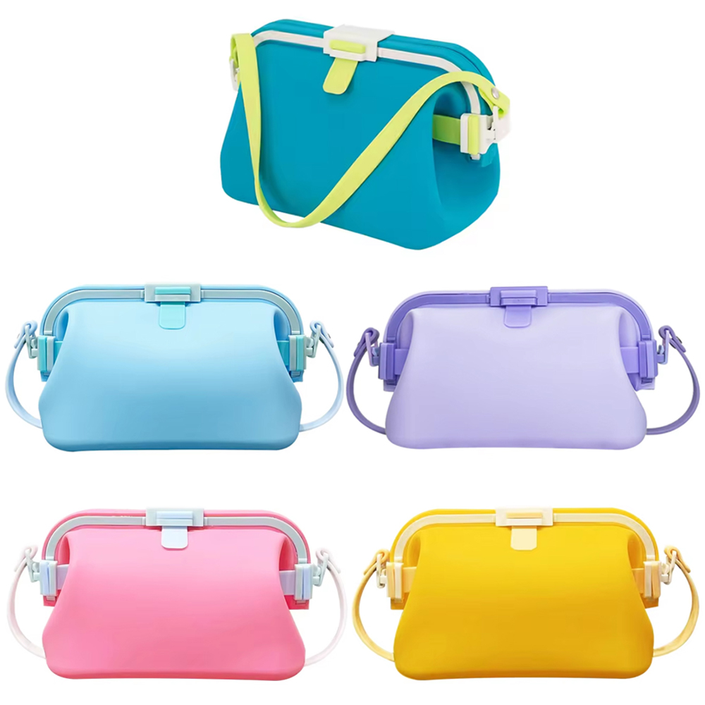바이탑 수영장 가방 방수 실리콘 비치백 물놀이 수영복 파우치