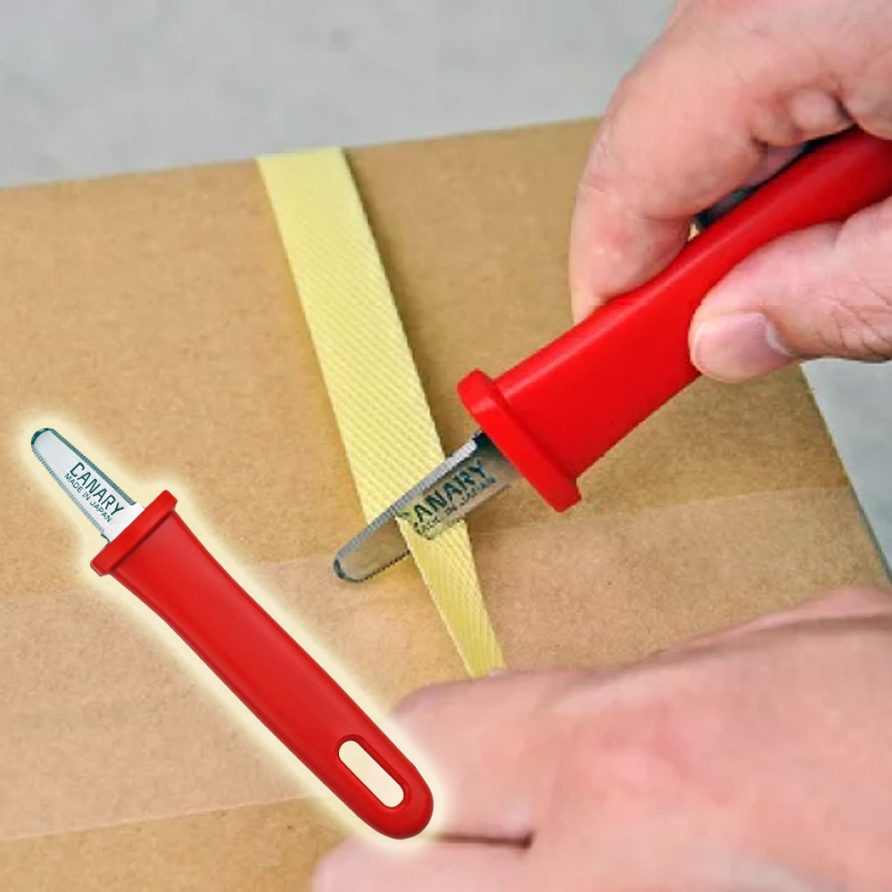 일본 하세가와 카나리 택배박스 커터칼 언방식 커터