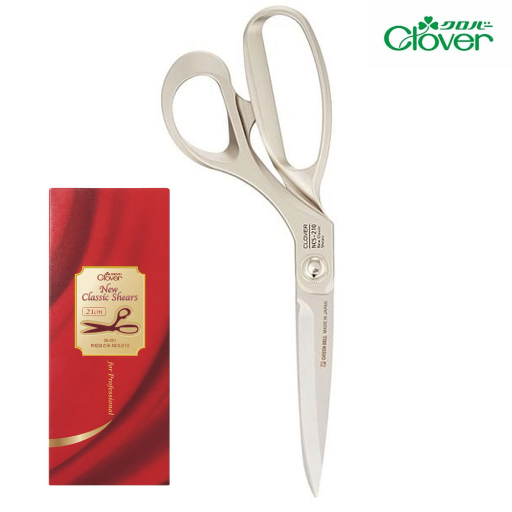 일제 크로바 clover 재단가위 재봉 원단가위 21cm
