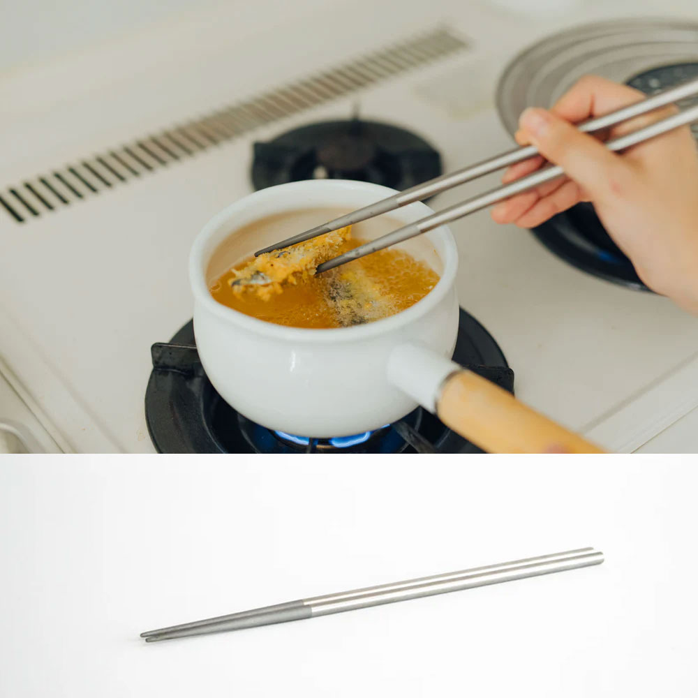 일본 카지동야 스텐 조리용 젓가락 긴 젓가락 튀김젓가락