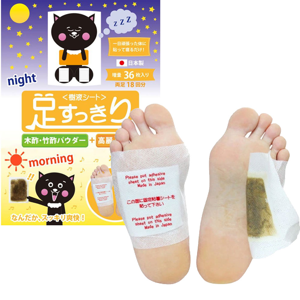 일본 발바닥패치 쿠로시오 인삼 목초수액시트 발시트 36매입