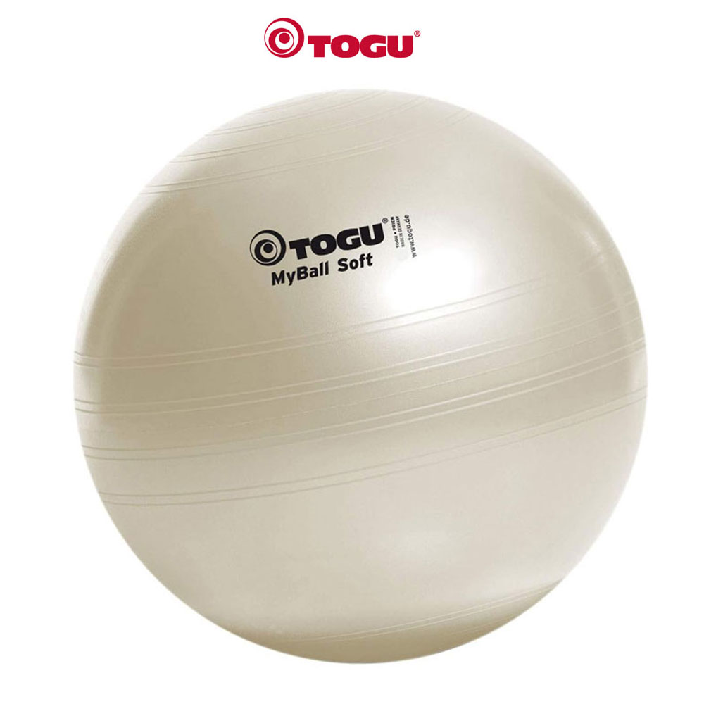 독일 토구 짐볼 마이볼 요가 스트레칭 소프트 필라테스볼 펄화이트 65cm