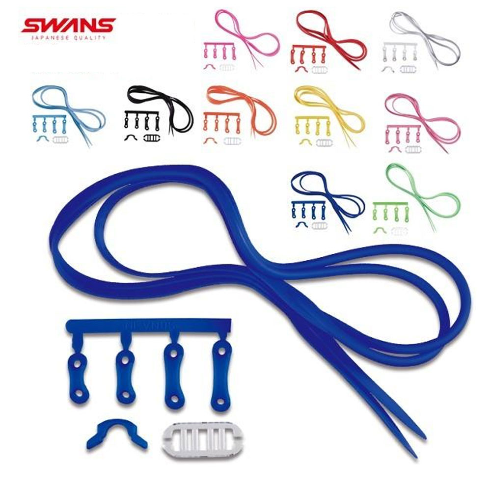 일본 스완스 PS-SR2 동그란 타입 교체용 수경끈 & 코걸이 세트