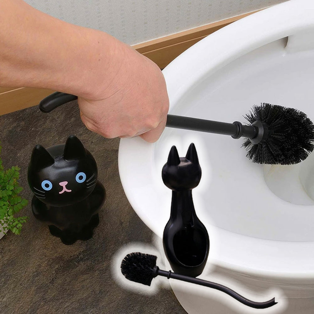 메이호 Meiho 고양이 변기솔 욕실 청소 브러쉬