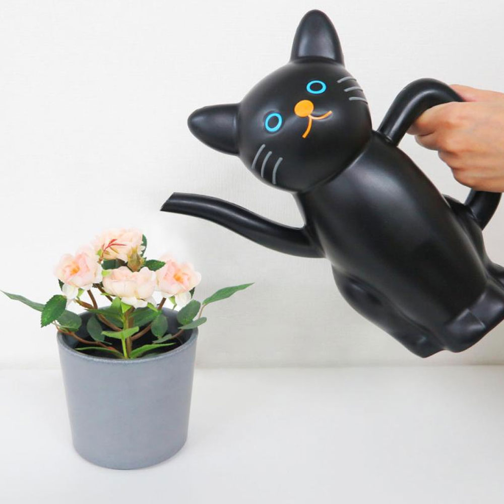 메이호 귀여운 고양이 물조리개 화분 물뿌리개 1.5L