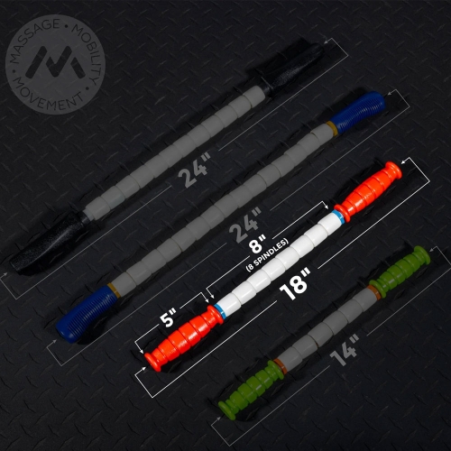 더스틱 휴대용 마사지 스틱 트래블 마사지롤러 45.7cm