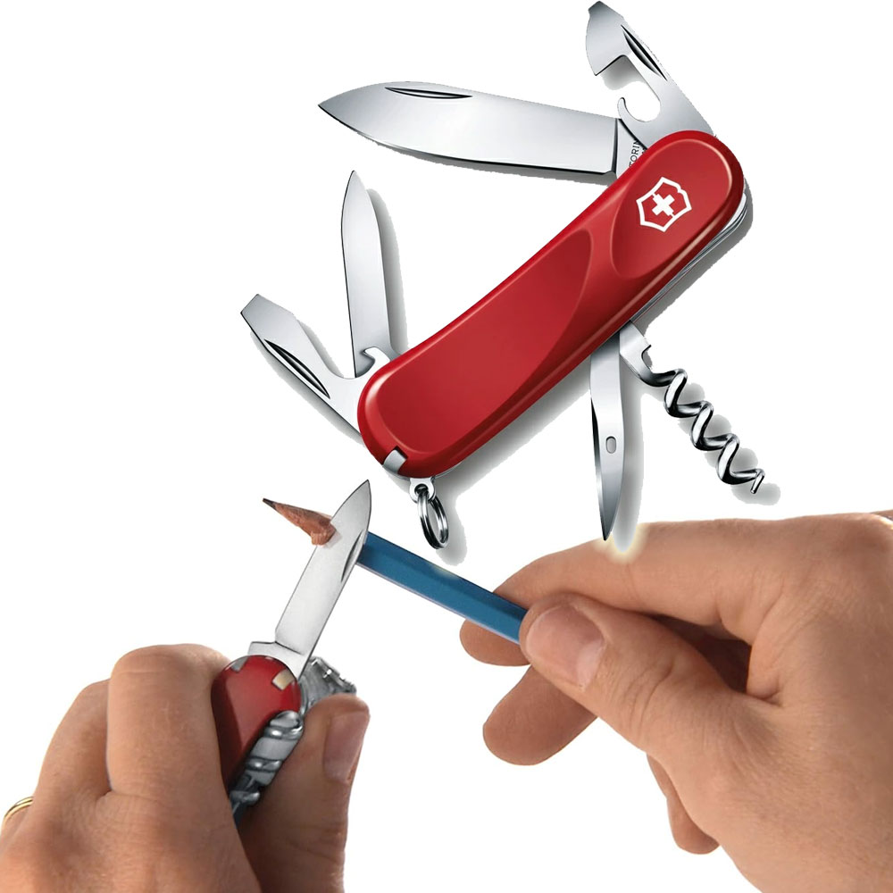 빅토리녹스 에볼루션 포켓 캠핑 나이프 맥가이버칼 2.3803 85mm