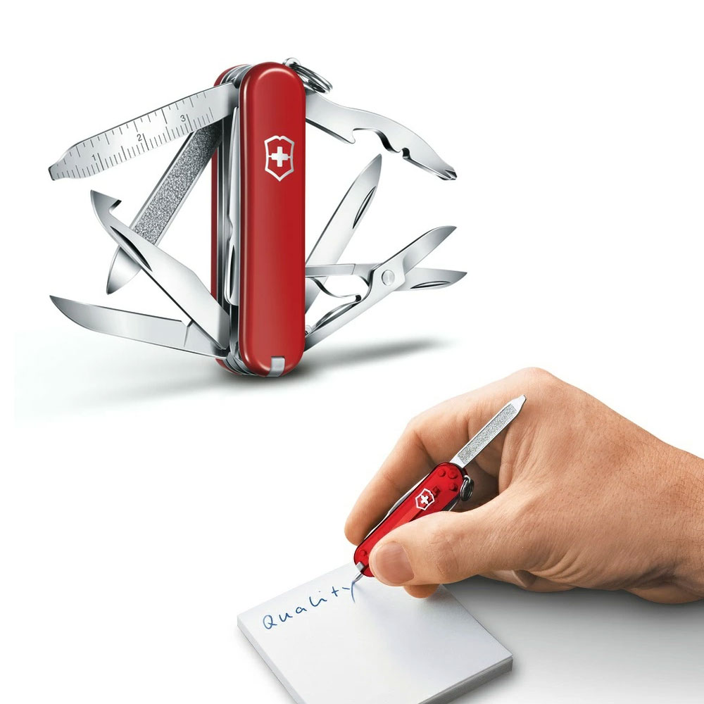 빅토리녹스 스위스 아미 나이프 미니 챔프 캠핑 멀티툴 0.6385