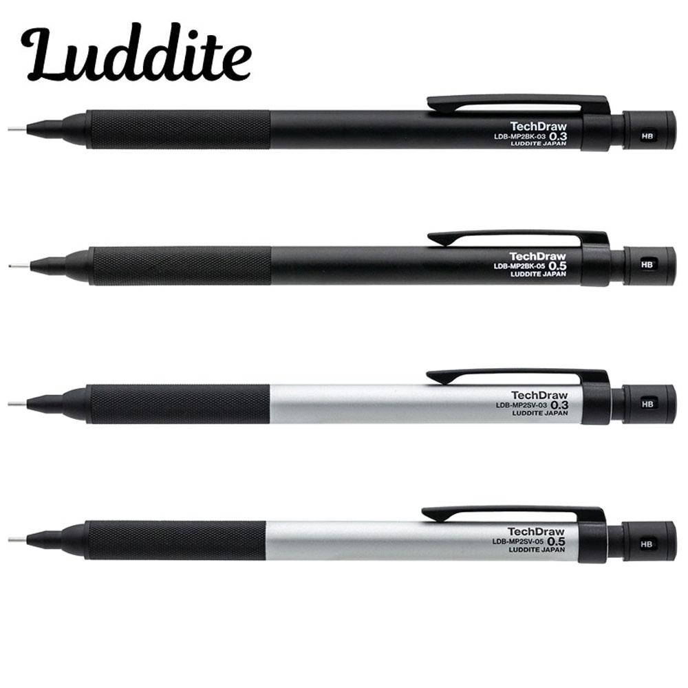 일본 러다이트 테크드로우2 TechDraw2 고급 샤프 0.3mm 0.5mm