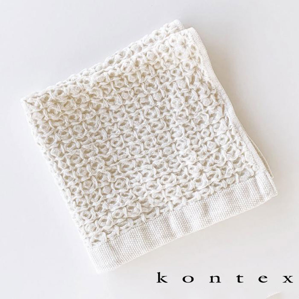 일본 콘텍스 KONTEX 코튼 린넨 와플 페이스 게스트타월 S사이즈