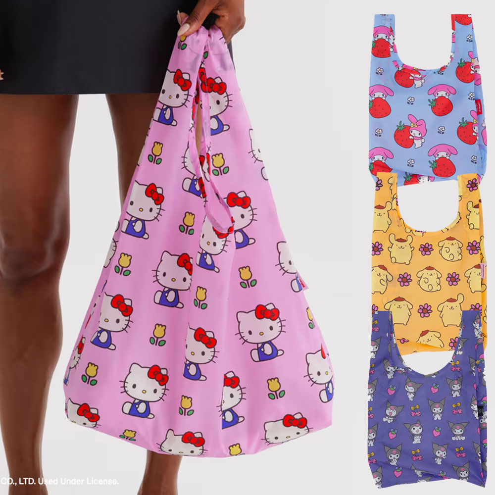 BAGGU 바쿠백 스탠다드 에코백 산리오 헬로키티 접이식 장바구니