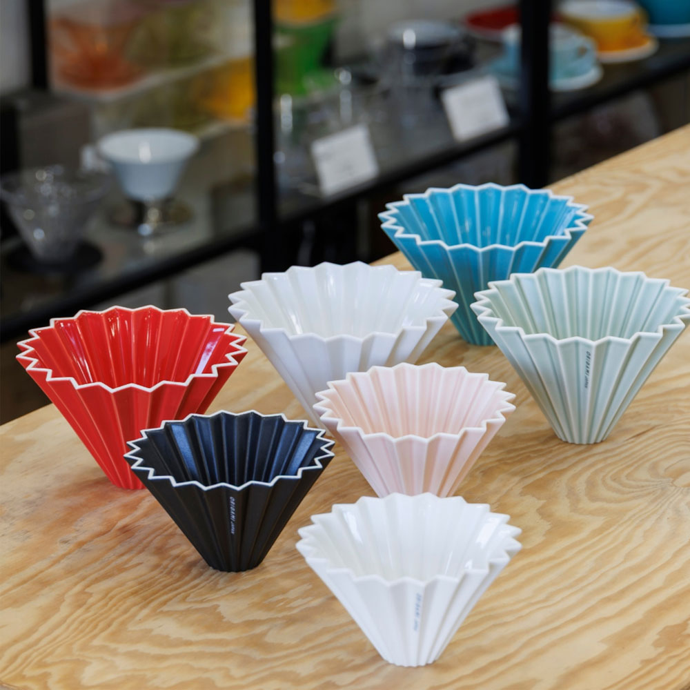 오리가미 드리퍼 세라믹 도자기 핸드드립 커피드리퍼 S