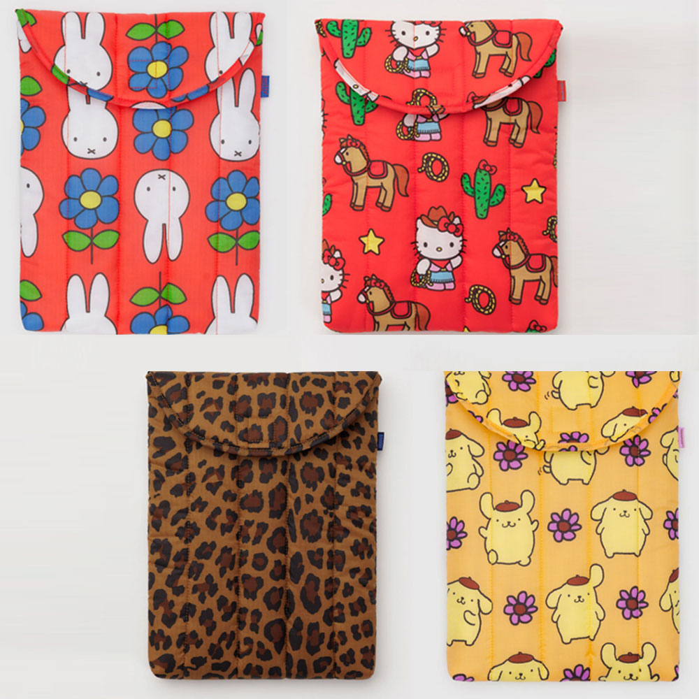 바쿠 노트북 아이패드 패딩 파우치 미피 키티 케이스 13인치 14인치