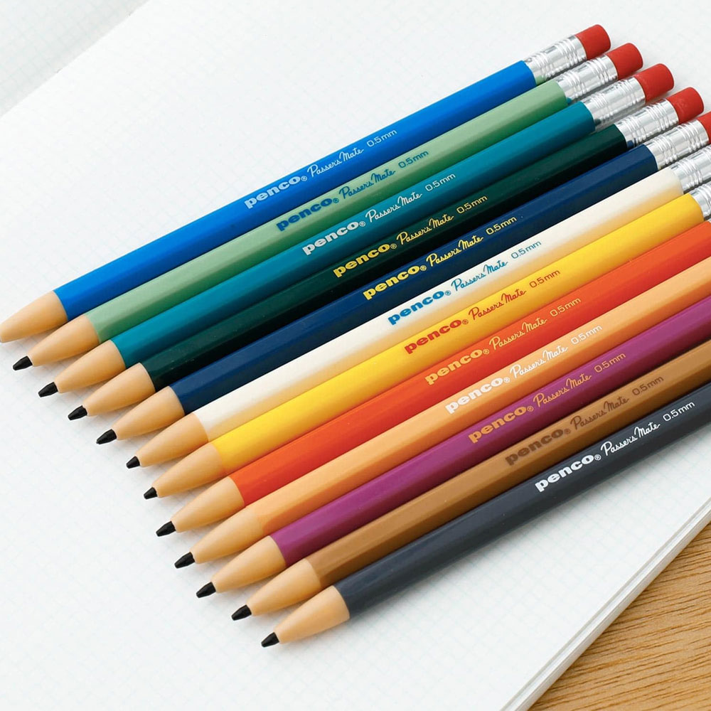 펜코 연필모양 샤프 지우개 연필 샤프 0.5mm