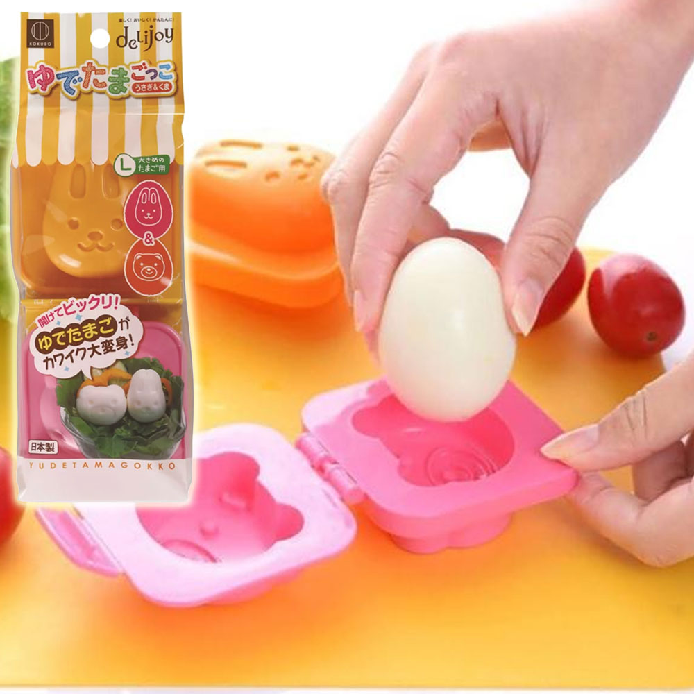 일본 코쿠보 귀여운 곰돌이 토끼 계란 모양틀 도시락꾸미기