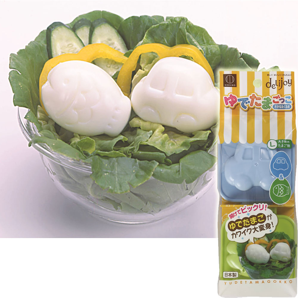 일본 코쿠보 삶은계란 틀 물고기 자동차 계란모양틀 도시락꾸미기