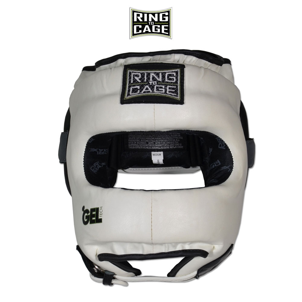 [리퍼] 링투케이지 복싱 헤드 기어 젤테크2.0 풀 페이스 코보호 가죽 머리보호대 M사이즈