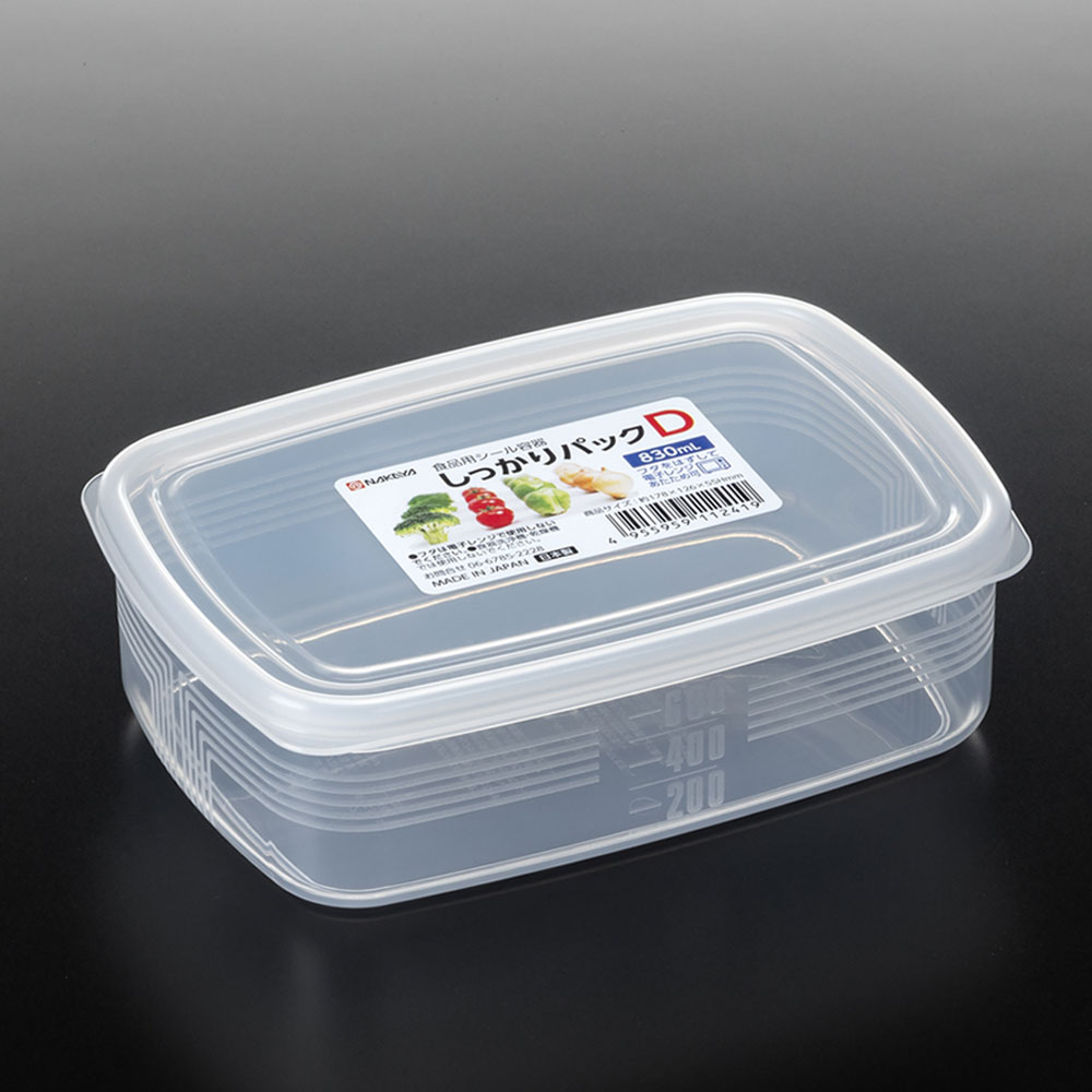나까야 밀폐용기 K124 플라스틱 반찬통 일본 신선보관용기 830ml