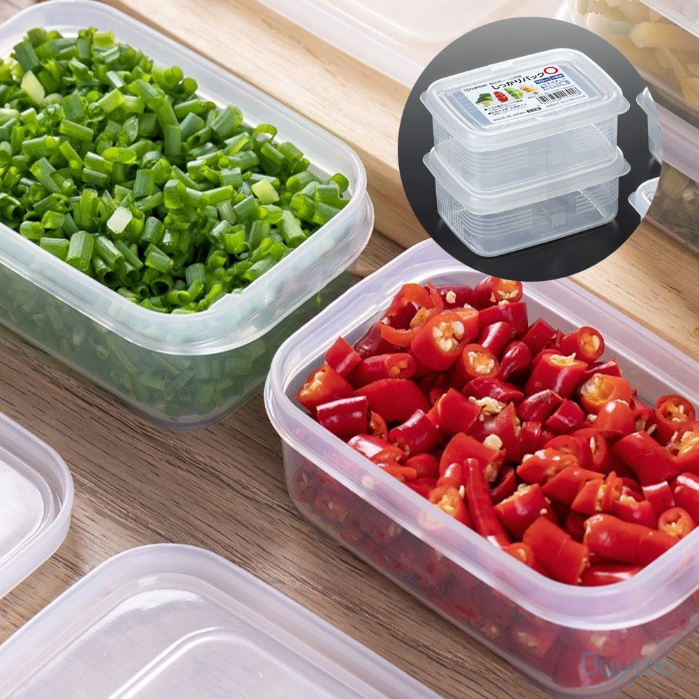 일본 나까야 밀폐용기 2P세트 K170 냉장고 소분용기 반찬통 280ml