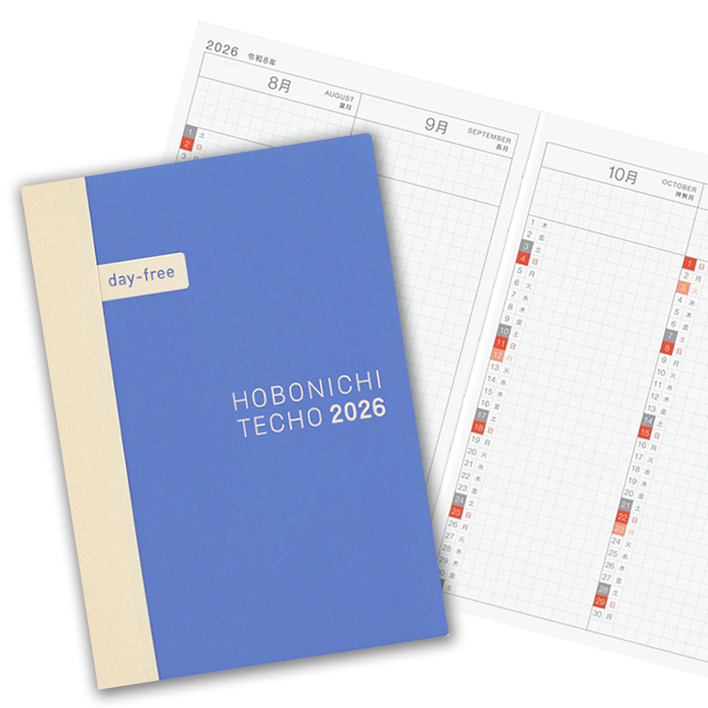 일본 호보니치 다이어리 2026 데이프리 월간 플래너 A6 월요일 시작