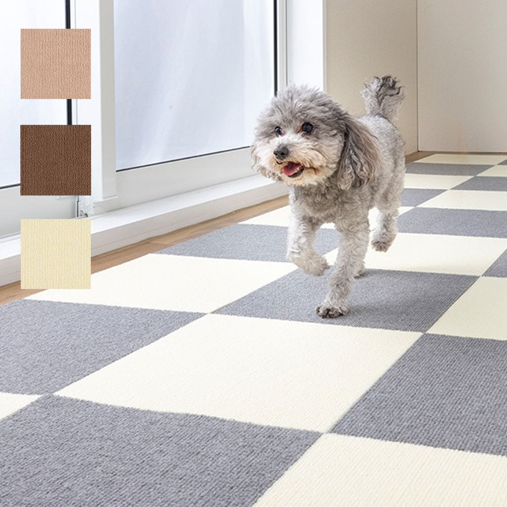 산코 PIKAPIKA 일본 퍼즐식 애견매트 30X30cm 바닥흡착 생활방수 슬개골 탈구 예방 강아지매트 3mm