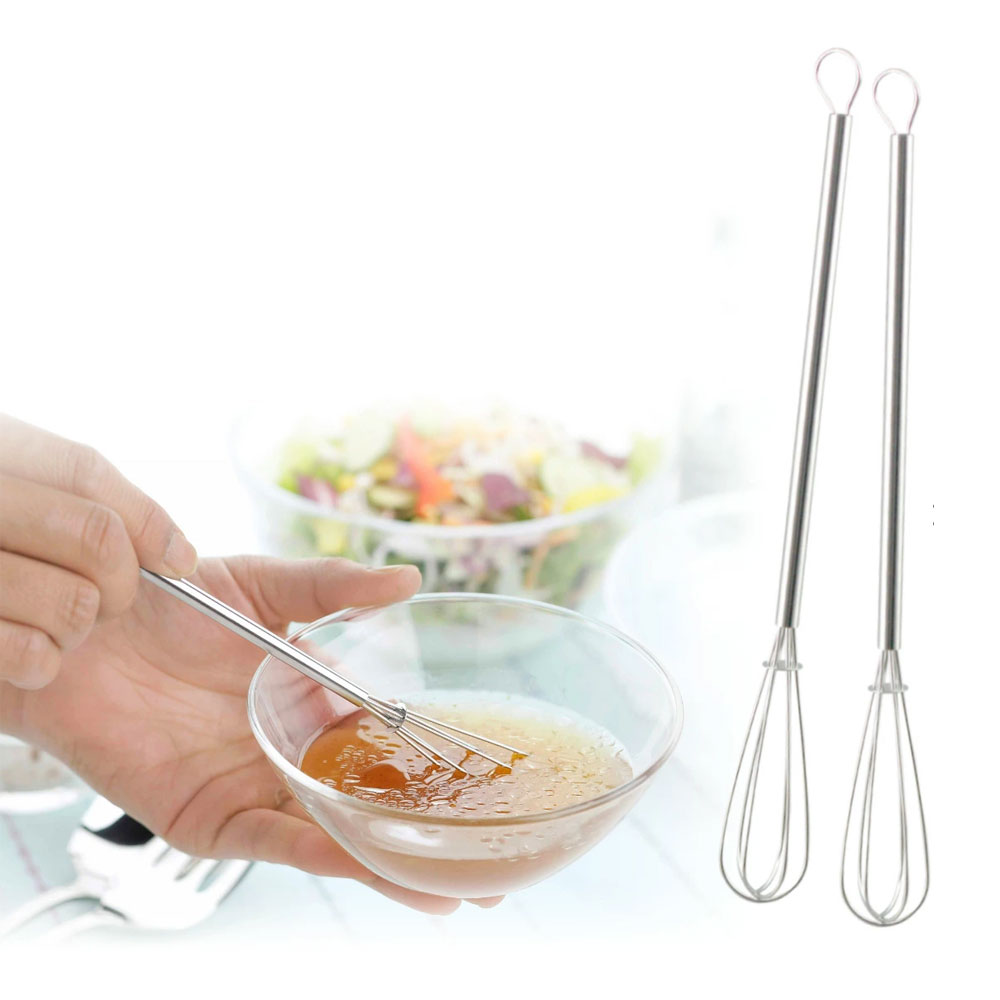 일본 시모무라 올스텐 미니 거품기 계란 우유 수동 휘핑기 2P