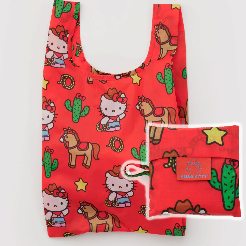 바쿠 베이비백 BAGGU 에코백 장바구니 Hellow Kitty Western