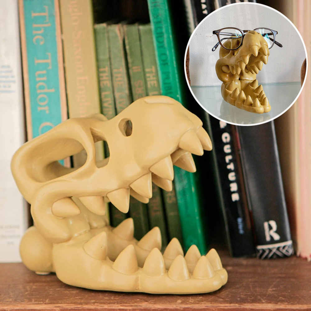 덜튼 티렉스 헤드 스켈레톤 공룡 안경 선글라스 거치대 소품 홀더