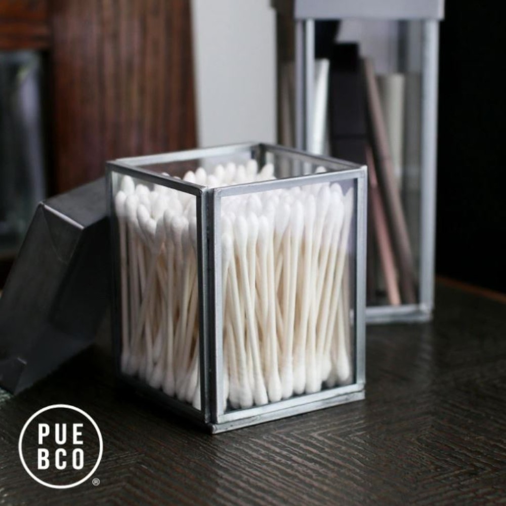 푸에브코 빈티지 소품상자 리사이클 글래스 박스 정리함