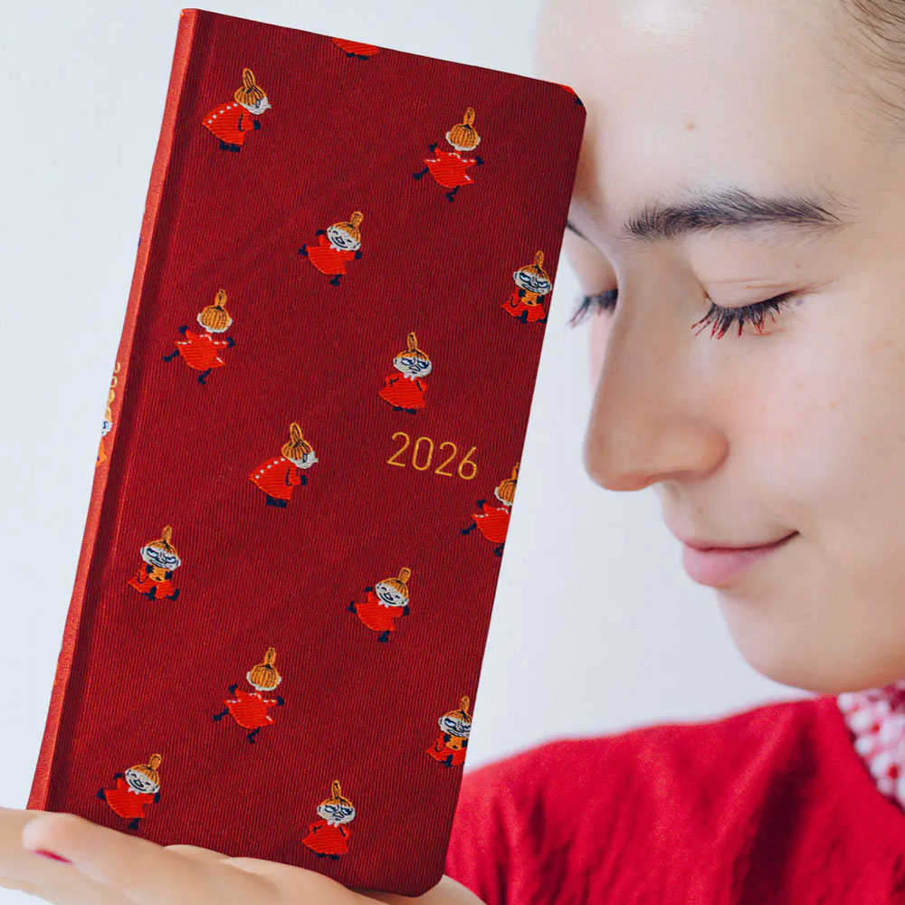 일본 호보니치 윅스 2026 다이어리 무민 리틀 미이 영어판