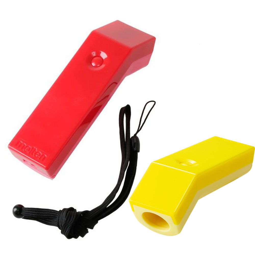 몰텐 대음량 전자 휘슬 RA0010 버튼식 호루라기 전자호각 줄포함