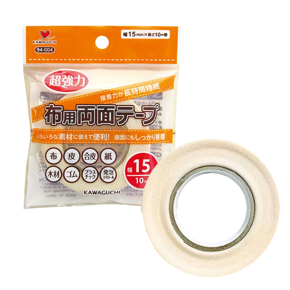 일본 가와구찌 양면 테이프 초강력 다용도 강력 점착 테이프 15mm