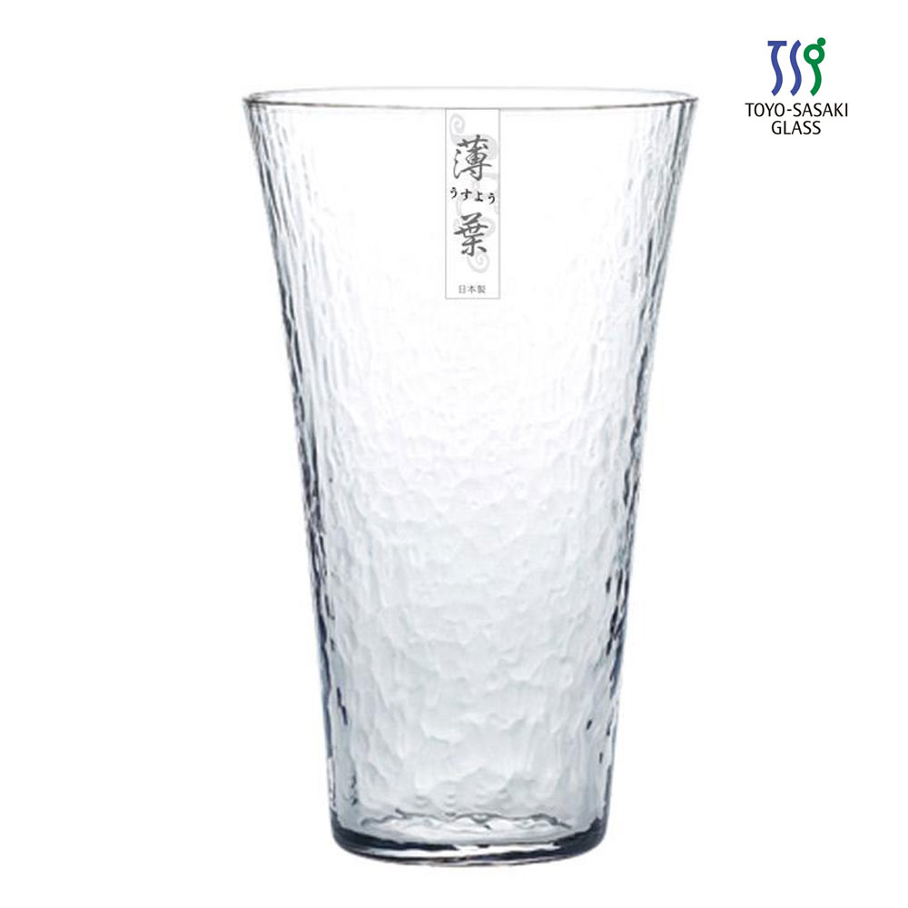 도요사사키 얇은 맥주잔 우스요우 일본 유리잔 유리컵 카페컵 435ml