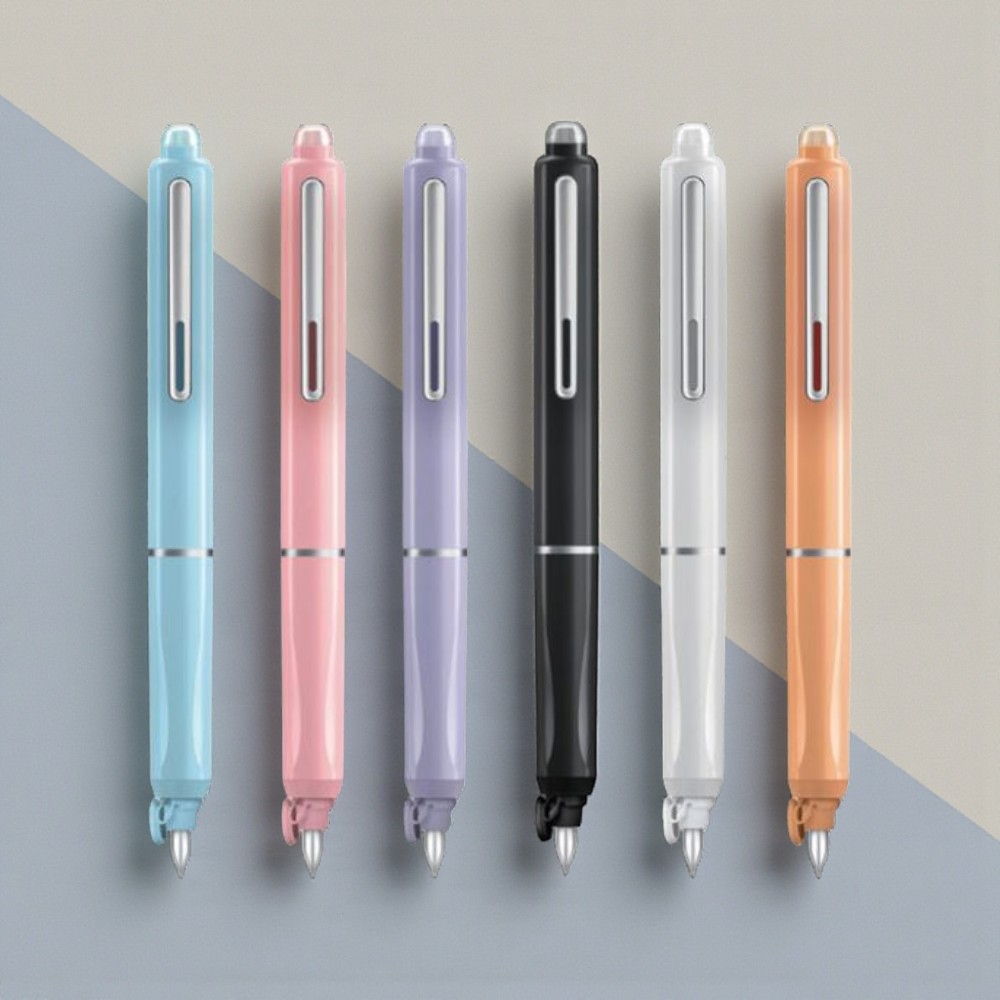 바이탑 세비아숲 버튼식 만년필 EF촉 잉크 5개 포함