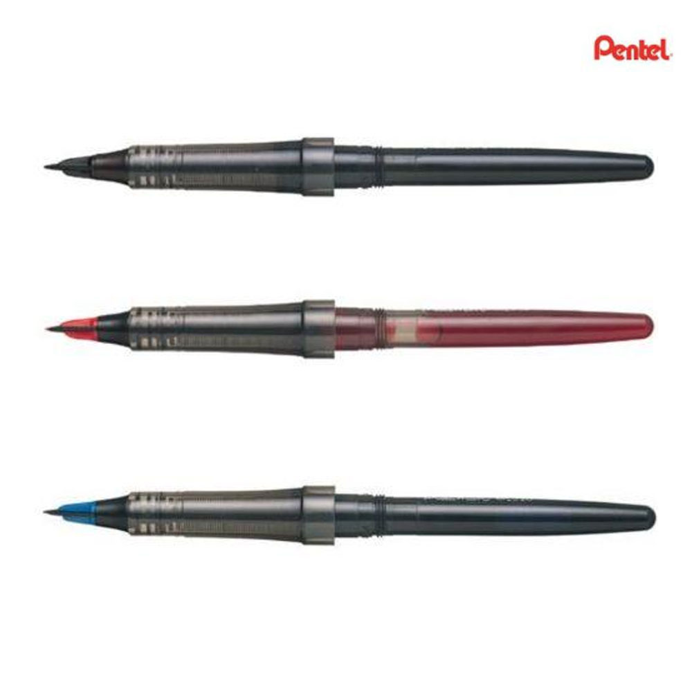 일본 펜텔 트라디오 수성펜 드로잉 캘리그라피펜 리필심