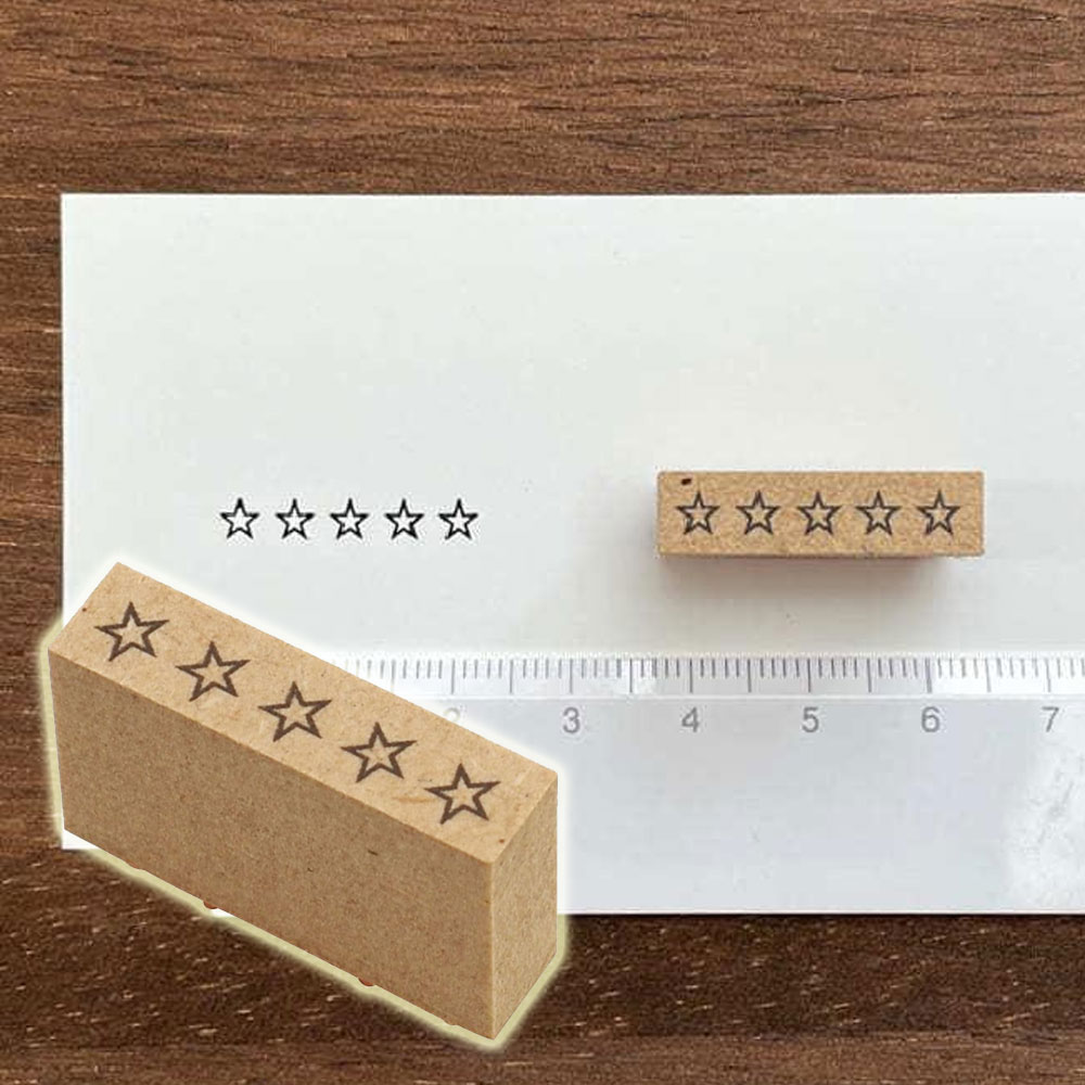 스탬프마르쉐 일본 다꾸 별도장 별5개 스탬프 다이어리꾸미기 도장