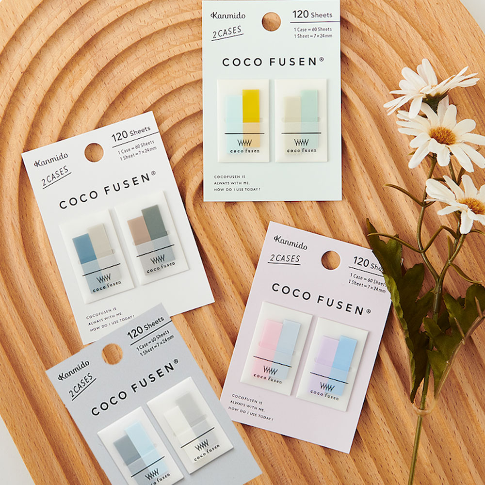 일본 칸미도 코코후센 미니 인덱스 필름 점착메모지 S