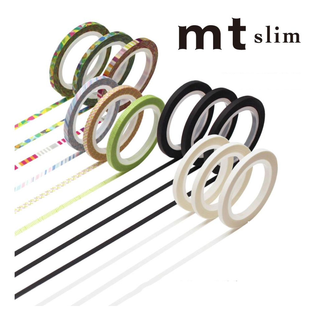 mt 마스킹테이프 슬림 3mm 다꾸 마테 3개입