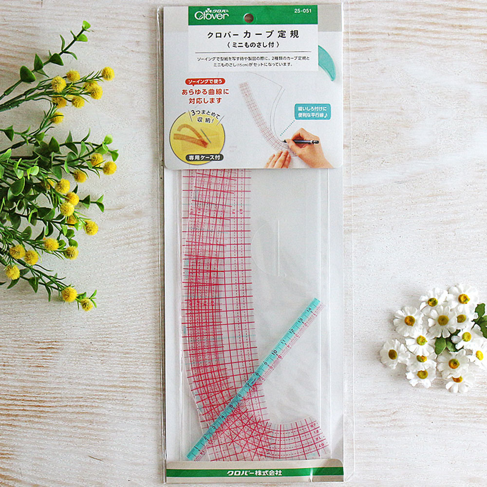 크로바 곡선자 세트 3종 Clover 암홀자 곡자 미니자 25-051