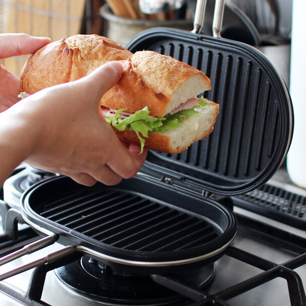 카지동야 일본 파니니팬 토스트 그릴팬 샌드위치 메이커 양면팬