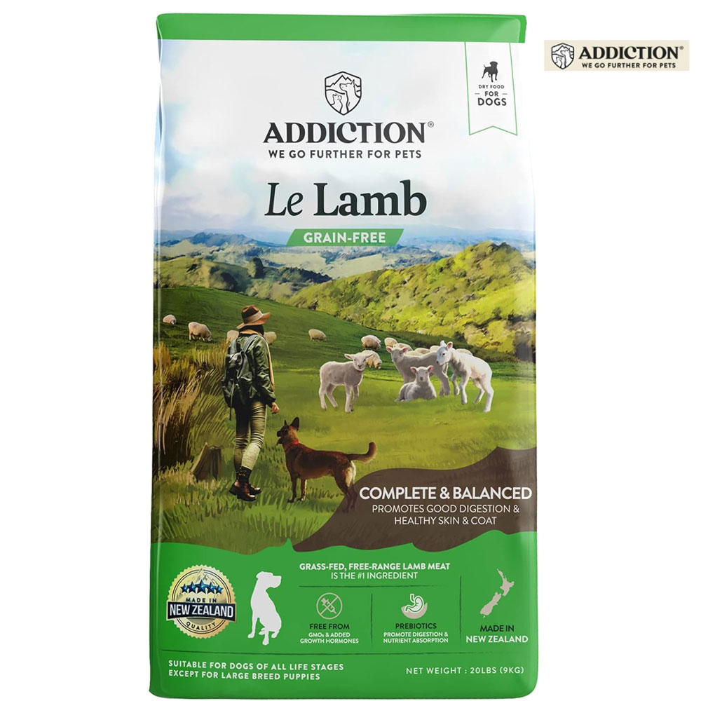 어딕션 ADDICTION 뉴질랜드 강아지사료 양고기 9kg