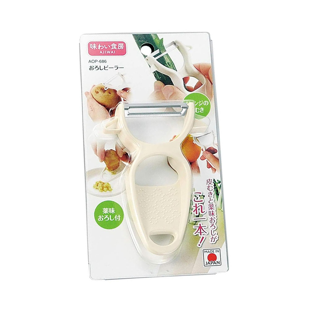 시모무라 일본 미니 감자칼 생강 마늘 와사비 강판 AOP-686