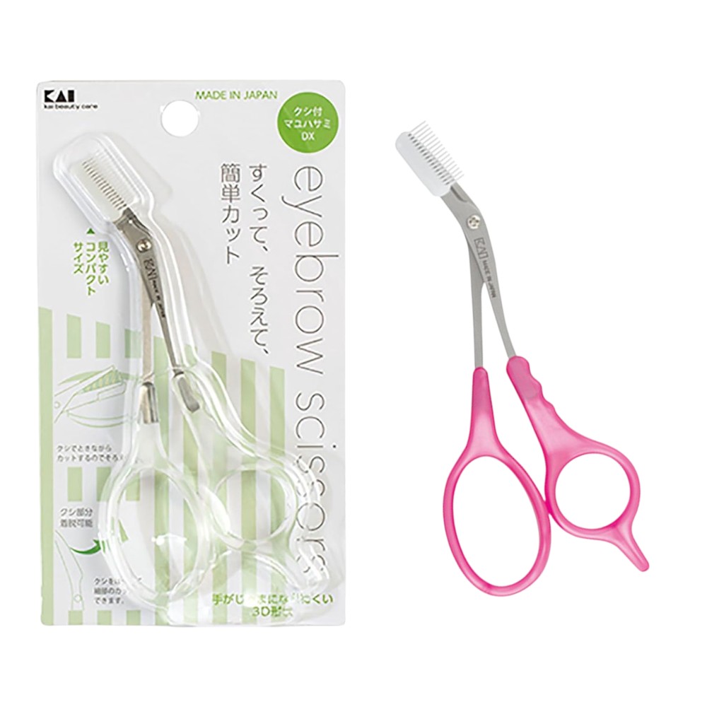 일본 카이 빗 눈썹 정리가위 정교한 눈썹가위 DX