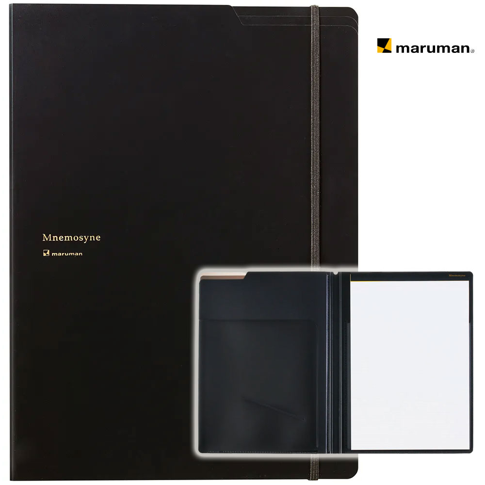 마루망 므네모시네 노트패드 홀더 커버 세트 회의노트 업무 바인더