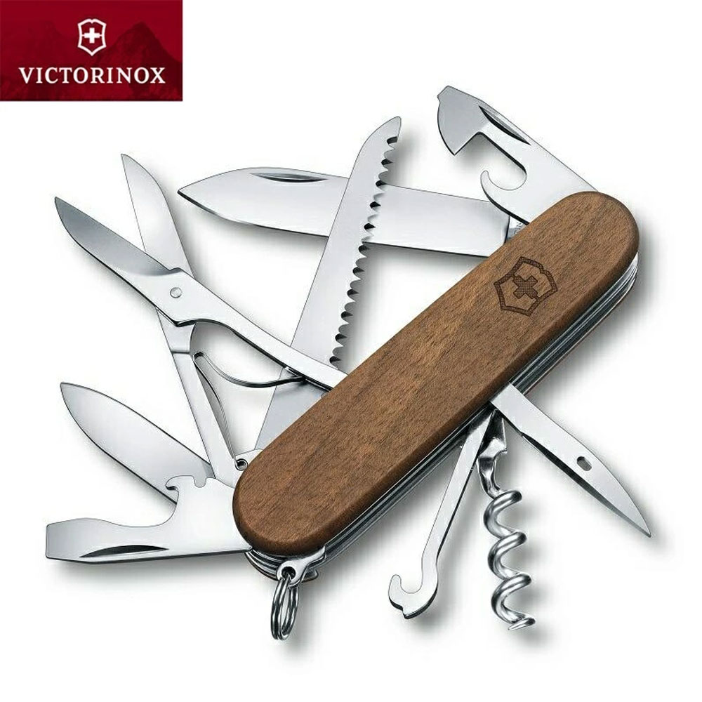 빅토리녹스 맥가이버칼 다용도 멀티툴 헌츠맨 우드 아웃도어 캠핑 포켓 나이프 1.3711.63