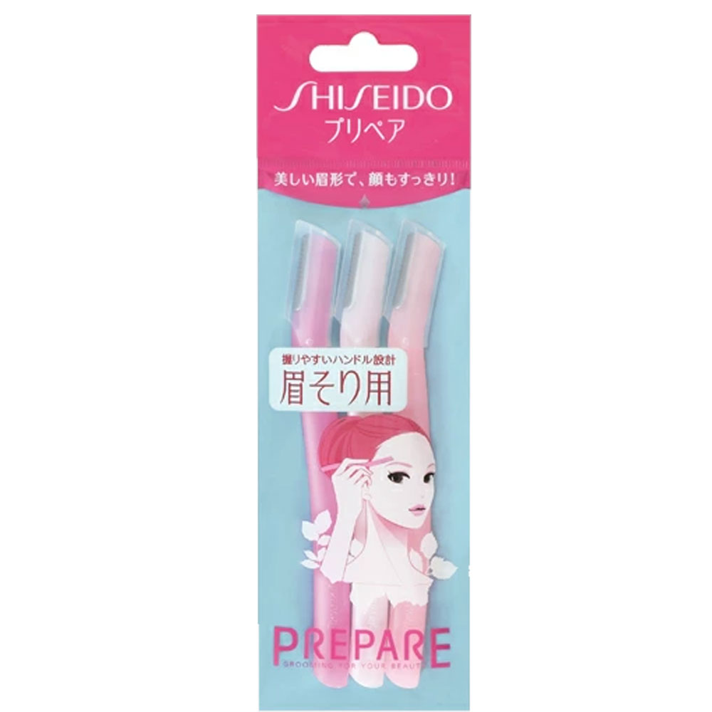 시세이도 일본 눈썹칼 눈썹 다듬기 프리페어 눈썹정리칼 3P